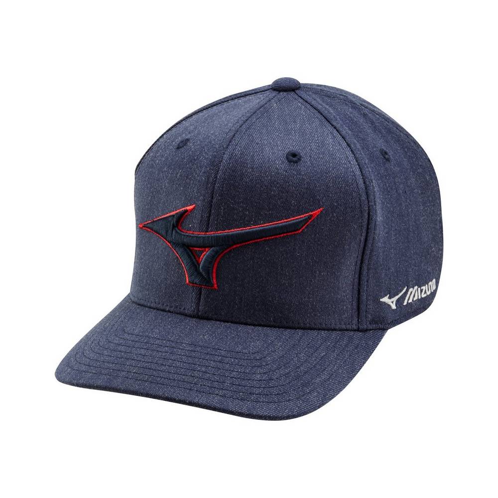 Panske Čiapky Mizuno Diamond Snapback Baseball Námornícka Modrá/Červené Vypredaj WFNS76124